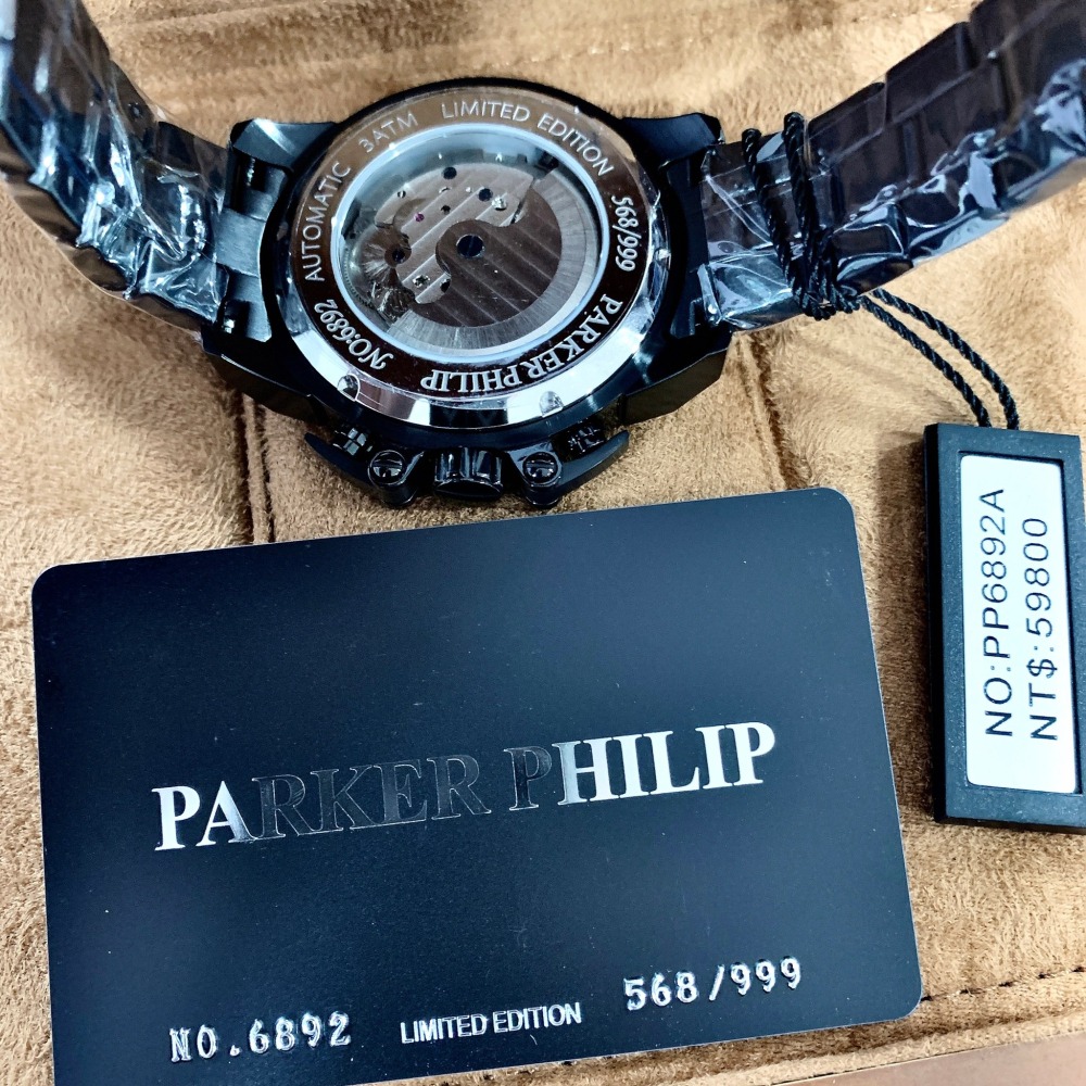 【派克菲利浦｜全新】預購 PARKER PHILIP 手錶 機械錶 PP6892A｜Little Bee 小蜜蜂精品-細節圖4