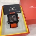 【ONOLA｜全新】現貨 手錶 機械錶 男錶 3色可選 方塊錶 橡膠錶｜Little Bee 小蜜蜂精品-規格圖3