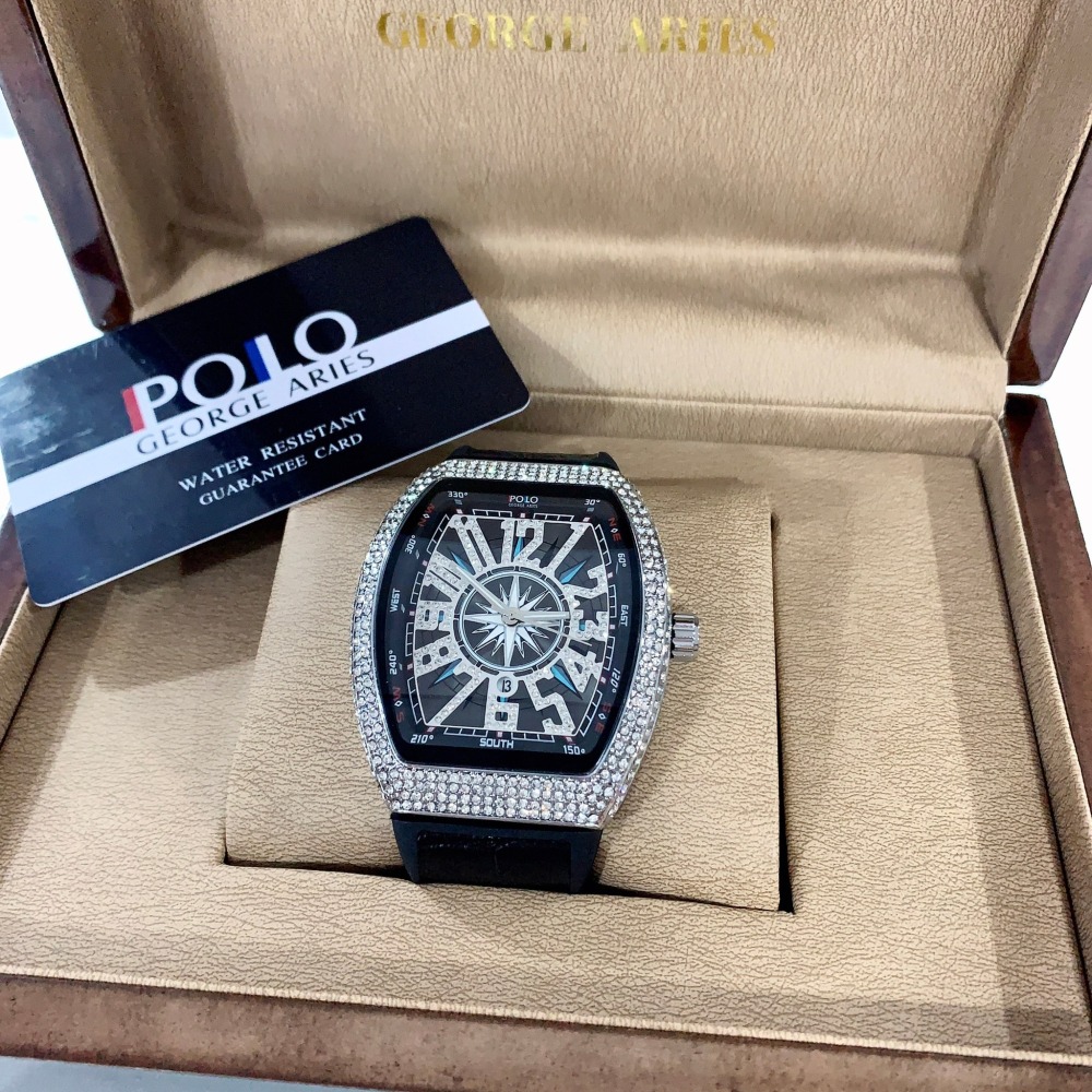 【保羅喬治｜全新】現貨 POLO GEORGE ARIES 手錶 石英錶 2色 皮錶｜Little Bee 小蜜蜂精品-細節圖2