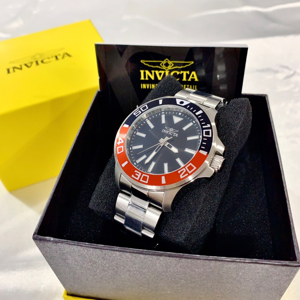 【英威塔｜全新】現貨 INVICTA 手錶 石英錶 男錶 水鬼 可樂圈 素面 鋼錶｜Little Bee 小蜜蜂精品-細節圖2