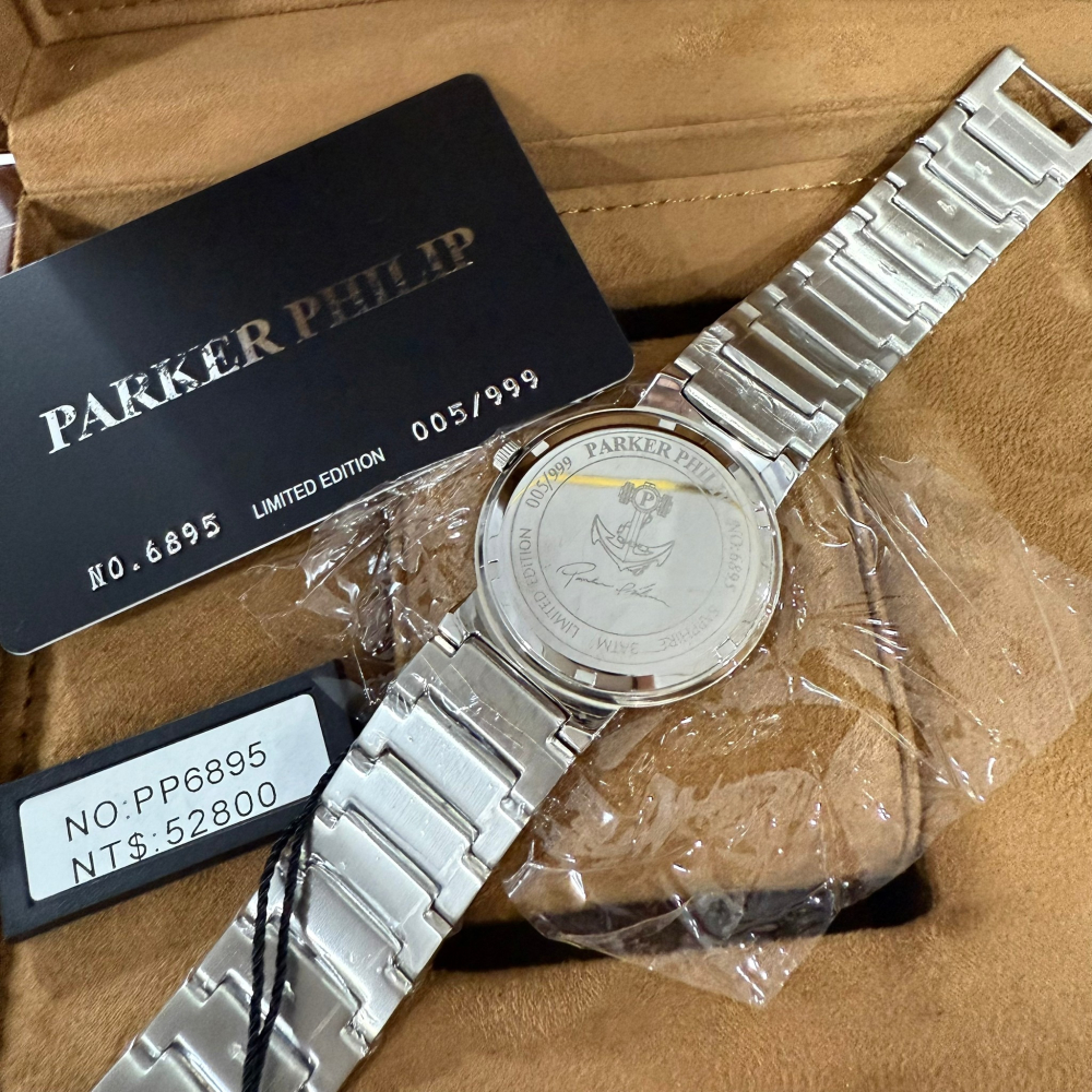 【派克菲利浦｜全新】預購 PARKER PHILIP 手錶 機械錶 PP6895 限量｜Little Bee 小蜜蜂精品-細節圖2
