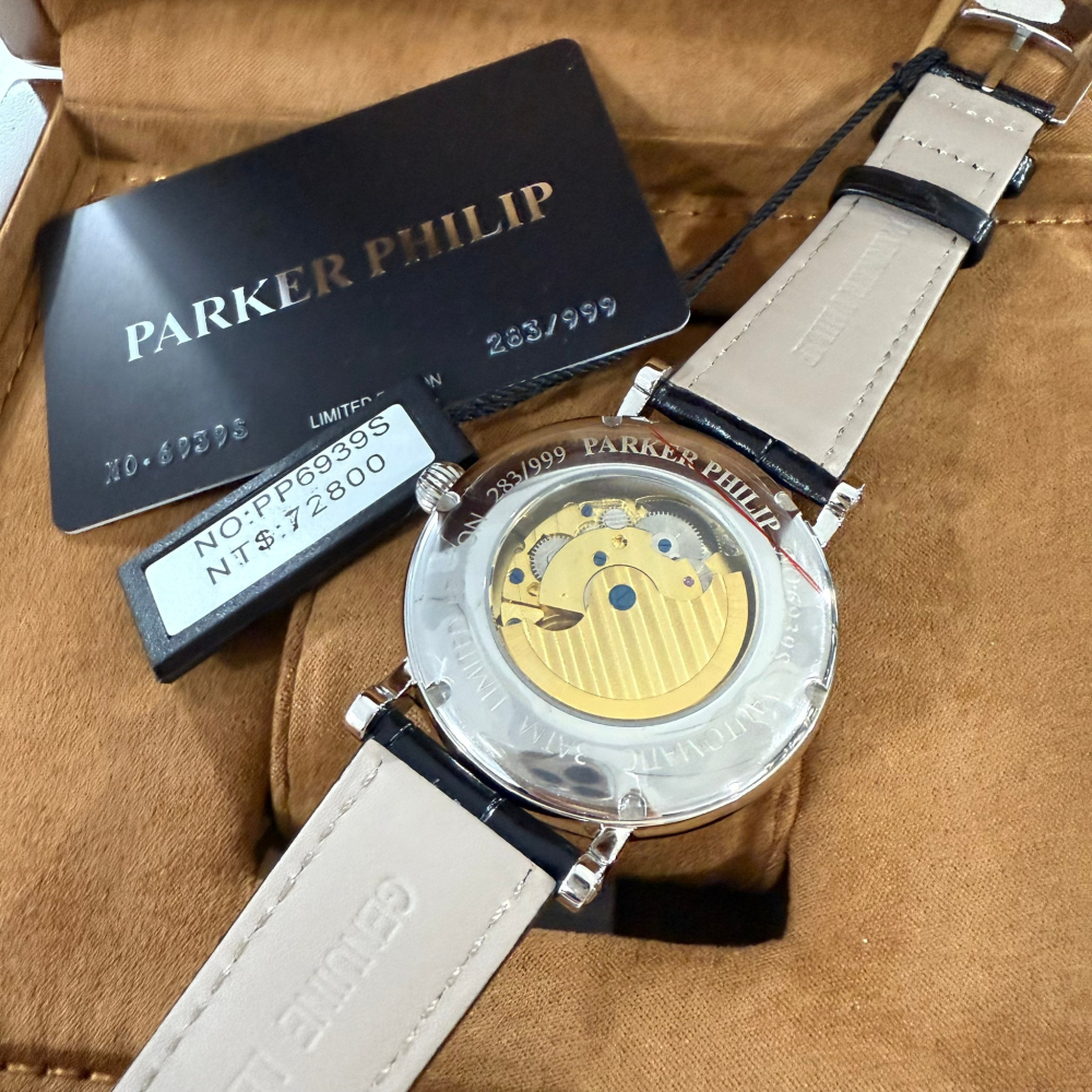 【派克菲利浦｜全新】預購 PARKER PHILIP 手錶 機械錶 PP6939S｜Little Bee 小蜜蜂精品-細節圖2