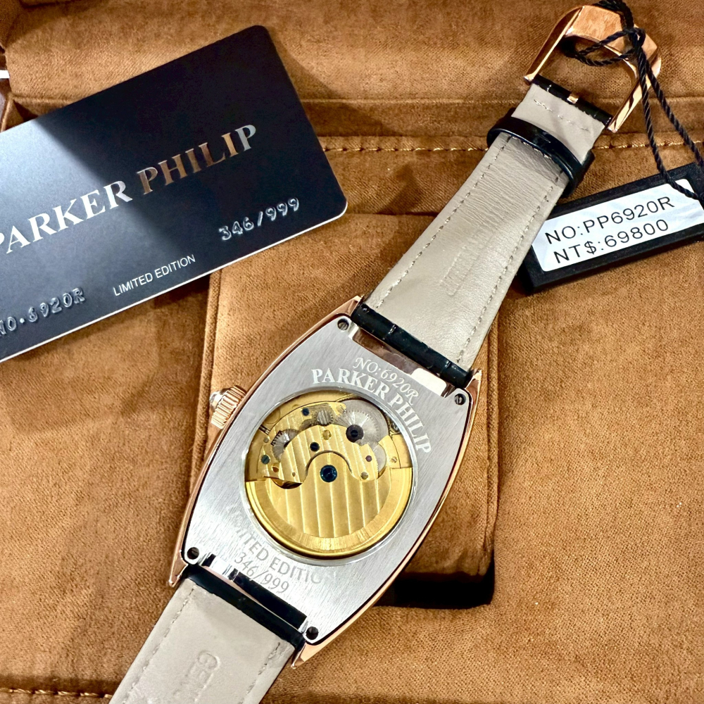 【派克菲利浦｜全新】現貨 PARKER PHILIP 手錶 機械錶 PP6902R｜Little Bee 小蜜蜂精品-細節圖2