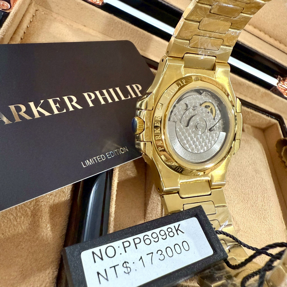 【派克菲利浦｜全新】現貨 PARKER PHILIP 手錶 機械錶 PP6998K｜Little Bee 小蜜蜂精品-細節圖5