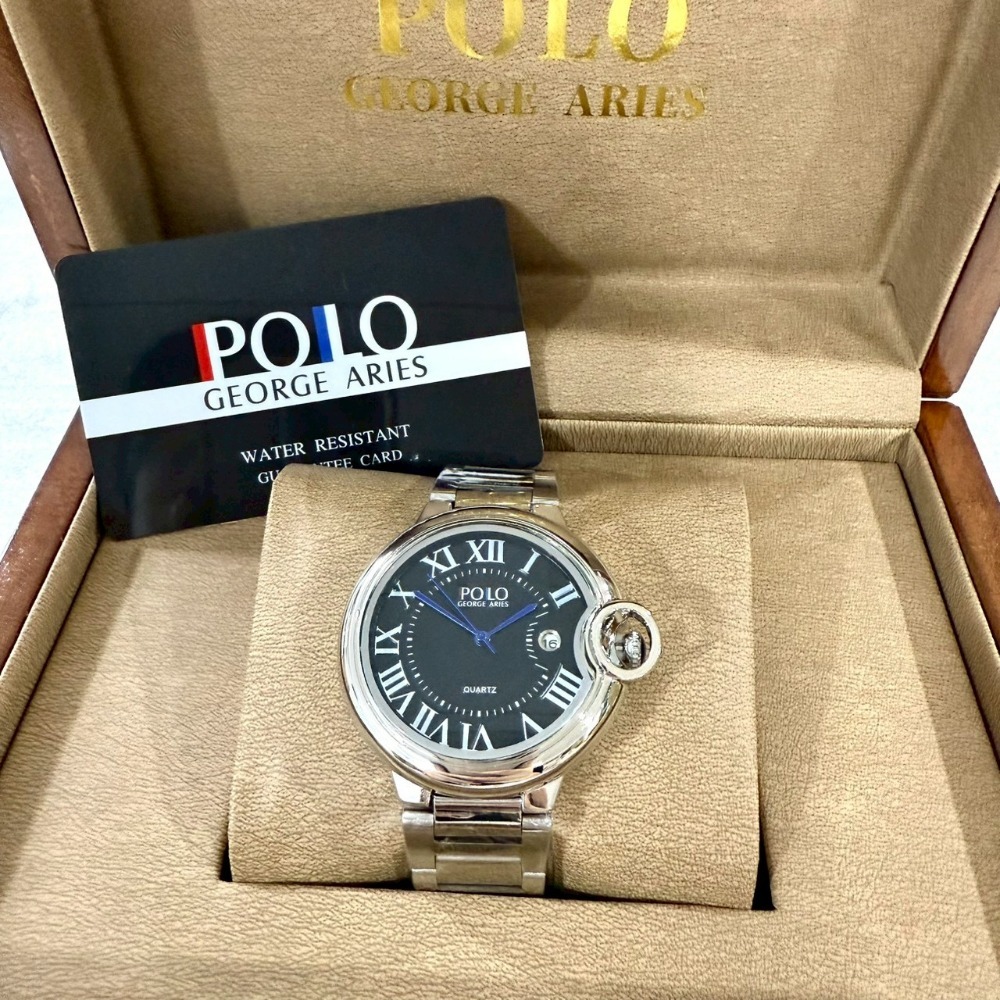 【保羅喬治｜全新】現貨 POLO GEORGE ARIES 手錶 石英錶 3色 鋼錶｜Little Bee 小蜜蜂精品-規格圖3