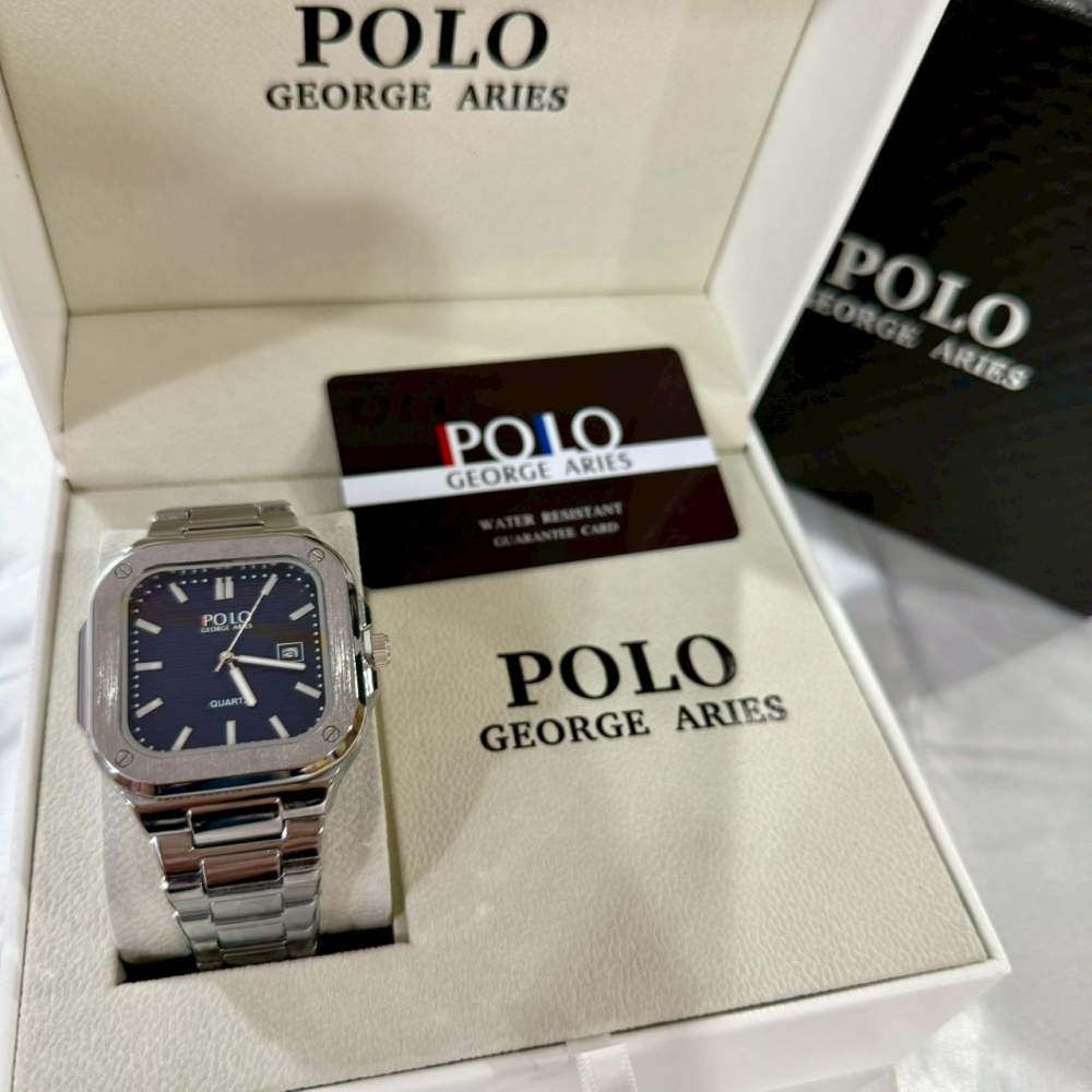 【保羅喬治｜全新】現貨 POLO GEORGE ARIES 手錶 石英錶 4色 鋼錶｜Little Bee 小蜜蜂精品-細節圖4