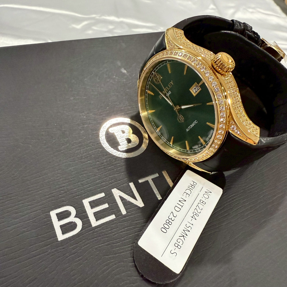【賓利｜全新】現貨 BENTLEY 手錶 機械錶 2色可選 男錶 專櫃保固 素面 皮錶｜Little Bee 小蜜蜂精品-細節圖2
