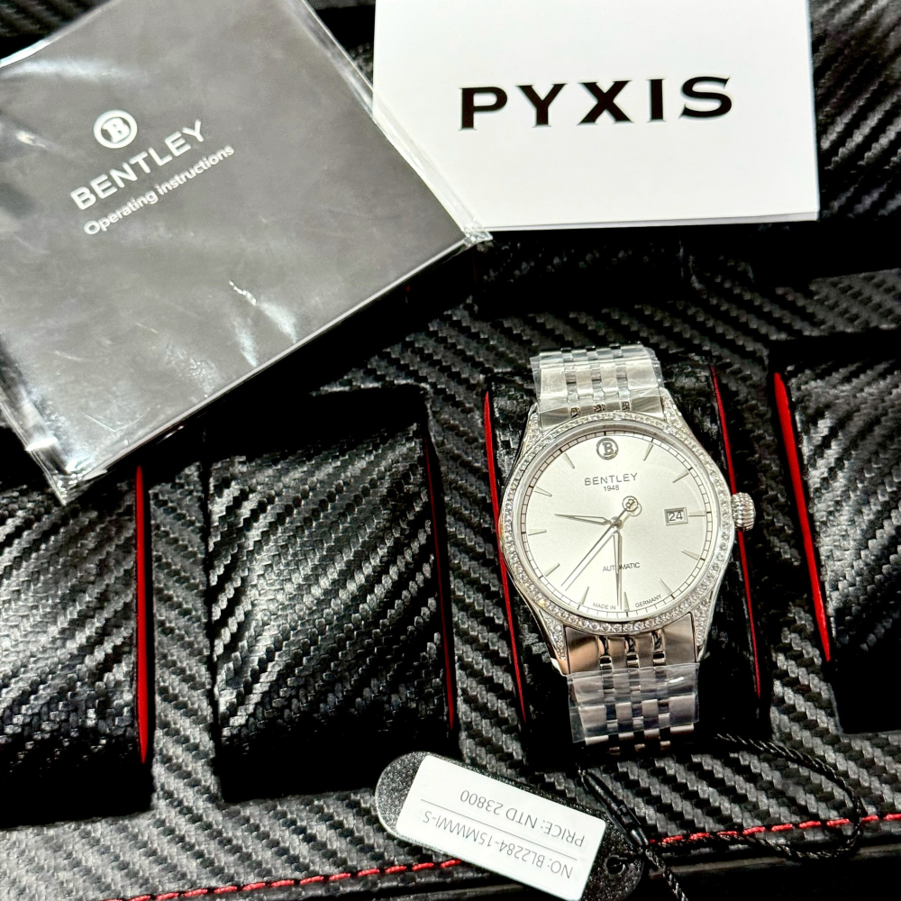 【賓利｜全新】現貨 BENTLEY 手錶 機械錶 男錶 專櫃保固 素面 鋼錶｜Little Bee 小蜜蜂精品-細節圖3