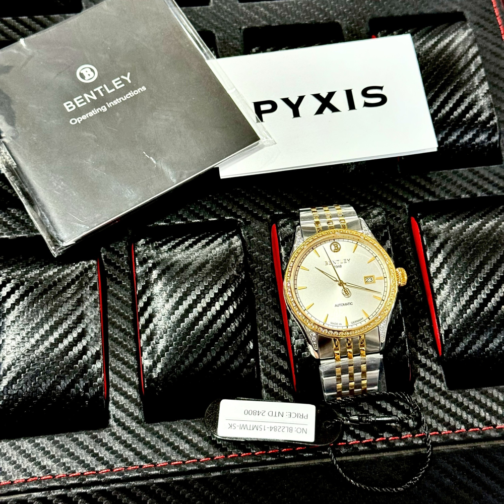 【賓利｜全新】現貨 BENTLEY 手錶 機械錶 男錶 專櫃保固 間金 鋼錶 送禮推薦｜Little Bee 小蜜蜂精品-細節圖3