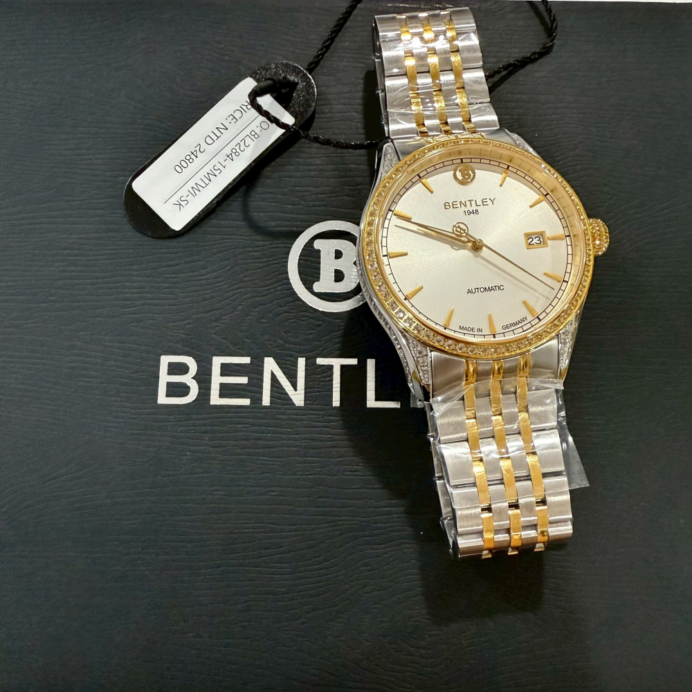 【賓利｜全新】現貨 BENTLEY 手錶 機械錶 男錶 專櫃保固 間金 鋼錶 送禮推薦｜Little Bee 小蜜蜂精品-細節圖4