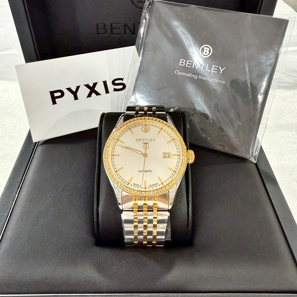 【賓利｜全新】現貨 BENTLEY 手錶 機械錶 男錶 專櫃保固 間金 鋼錶 送禮推薦｜Little Bee 小蜜蜂精品-細節圖5