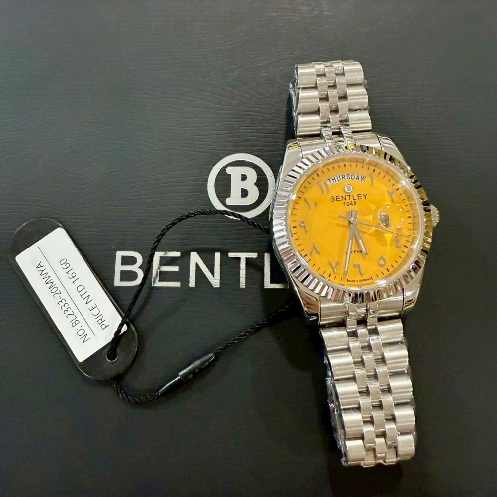 【賓利｜全新】現貨 BENTLEY 手錶 石英錶 3色可選 男錶 專櫃保固 鋼錶｜Little Bee 小蜜蜂精品-細節圖3