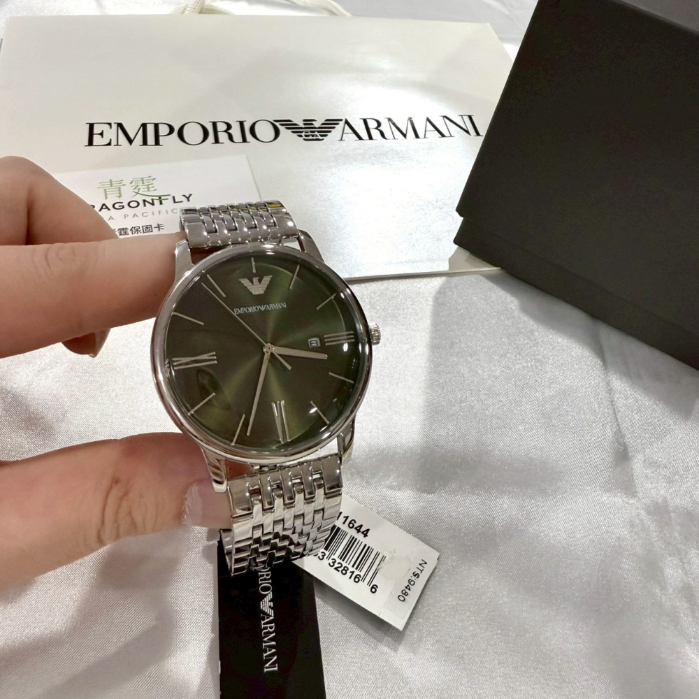 【亞曼尼｜全新】現貨 EMPORIO ARMANI 石英錶 男錶 手錶 專櫃保固 鋼錶｜Little Bee 小蜜蜂精品-細節圖2