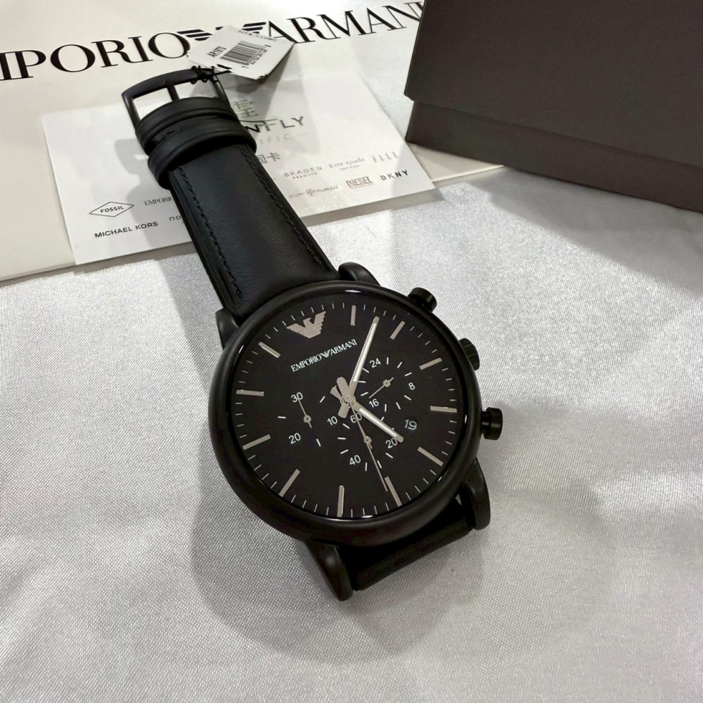 【亞曼尼｜全新】現貨 EMPORIO ARMANI 石英錶 男錶手錶 專櫃保固 橡膠錶｜Little Bee 小蜜蜂精品-細節圖4