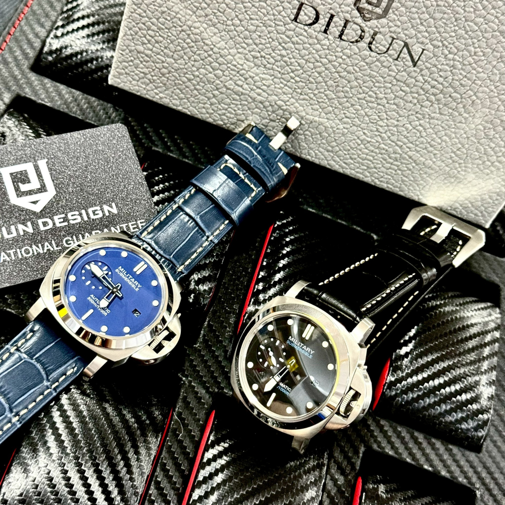 【迪頓｜全新】現貨 DIDUN 機械錶 2色可選 手錶 超高防水 日本機芯 皮錶 推薦｜Little Bee 小蜜蜂精品-細節圖2