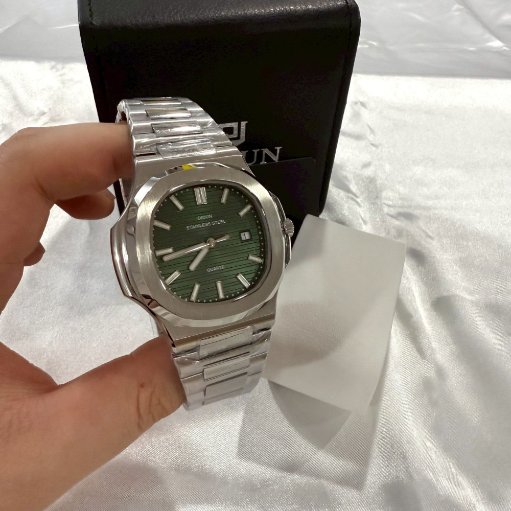 【迪頓｜特價品便宜賣】現貨 DIDUN 石英錶 5色可選 手錶 鸚鵡螺 鋼錶 推薦｜Little Bee 小蜜蜂精品-細節圖3