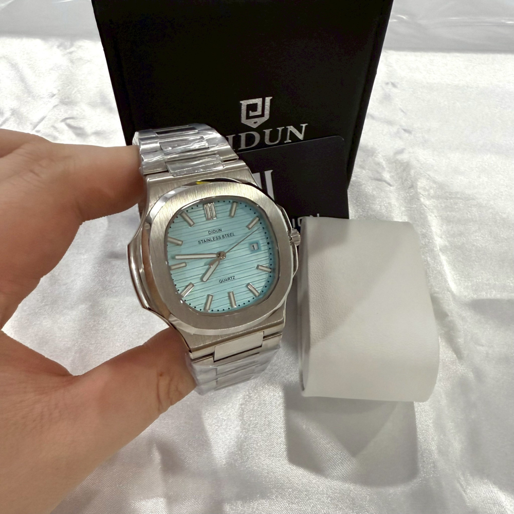 【迪頓｜特價品便宜賣】現貨 DIDUN 石英錶 5色可選 手錶 鸚鵡螺 鋼錶 推薦｜Little Bee 小蜜蜂精品-細節圖4