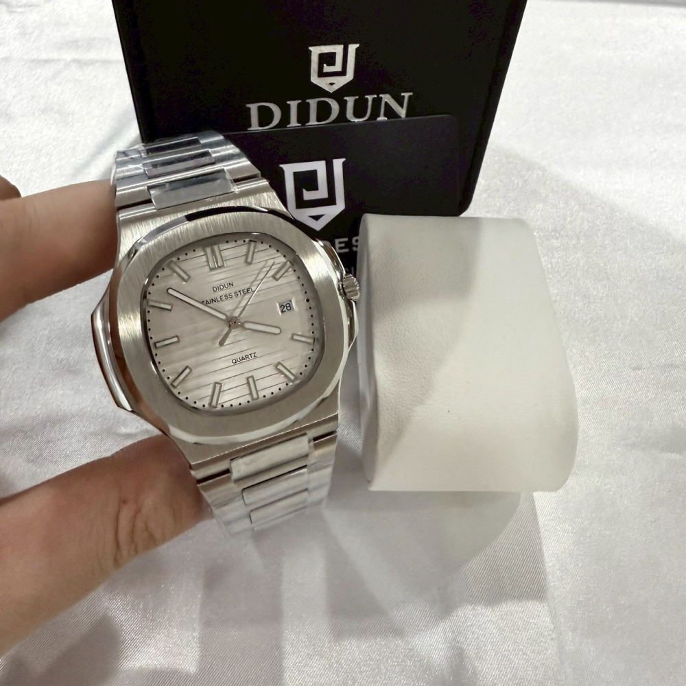 【迪頓｜特價品便宜賣】現貨 DIDUN 石英錶 5色可選 手錶 鸚鵡螺 鋼錶 推薦｜Little Bee 小蜜蜂精品-細節圖5