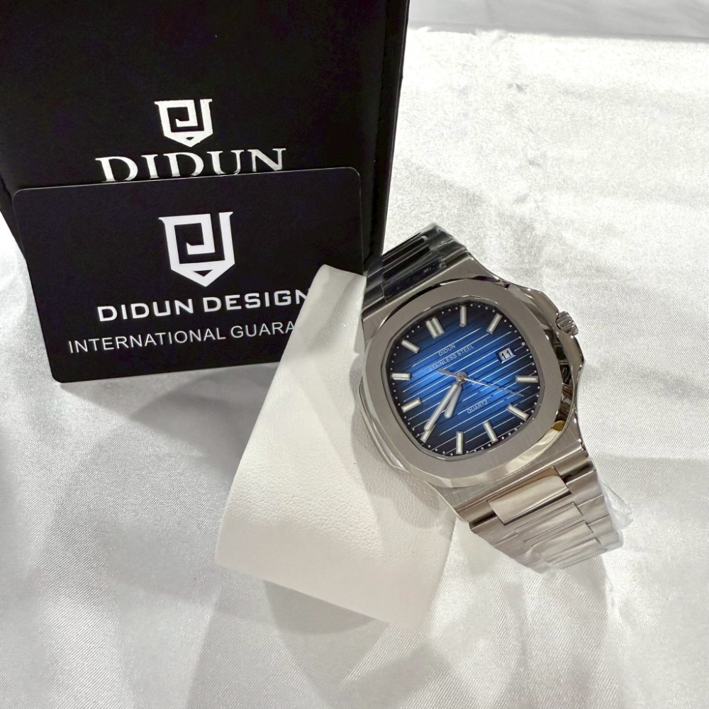 【迪頓｜特價品便宜賣】現貨 DIDUN 石英錶 5色可選 手錶 鸚鵡螺 鋼錶 推薦｜Little Bee 小蜜蜂精品-規格圖1
