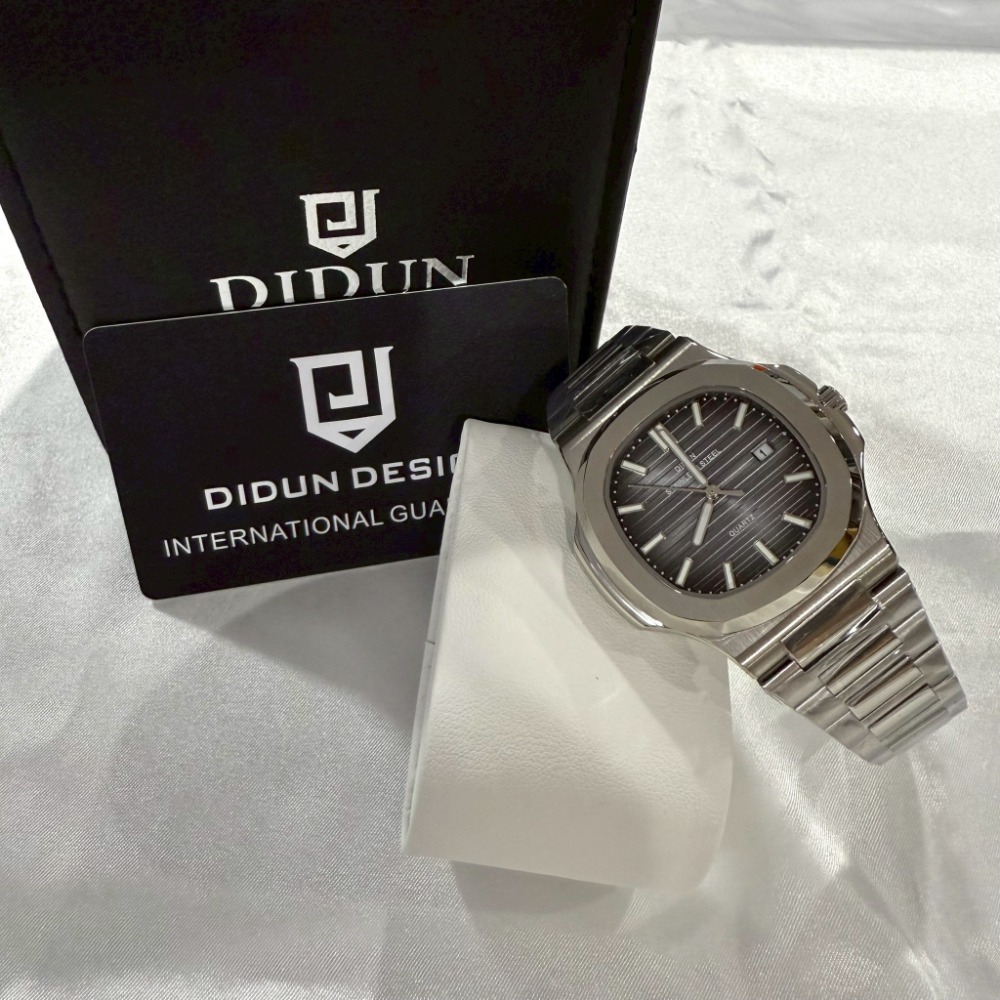 【迪頓｜特價品便宜賣】現貨 DIDUN 石英錶 5色可選 手錶 鸚鵡螺 鋼錶 推薦｜Little Bee 小蜜蜂精品-規格圖2