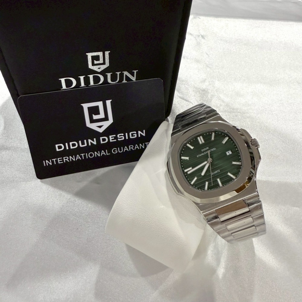 【迪頓｜特價品便宜賣】現貨 DIDUN 石英錶 5色可選 手錶 鸚鵡螺 鋼錶 推薦｜Little Bee 小蜜蜂精品-規格圖3