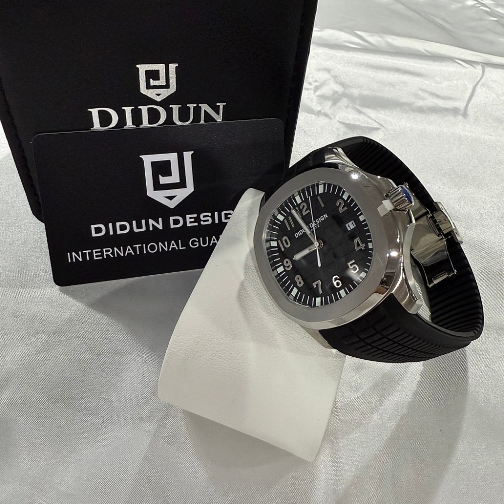 【迪頓｜特價品便宜賣】現貨 DIDUN 石英錶 2色可選 手錶 素面 手雷 橡膠錶｜Little Bee 小蜜蜂精品-規格圖2