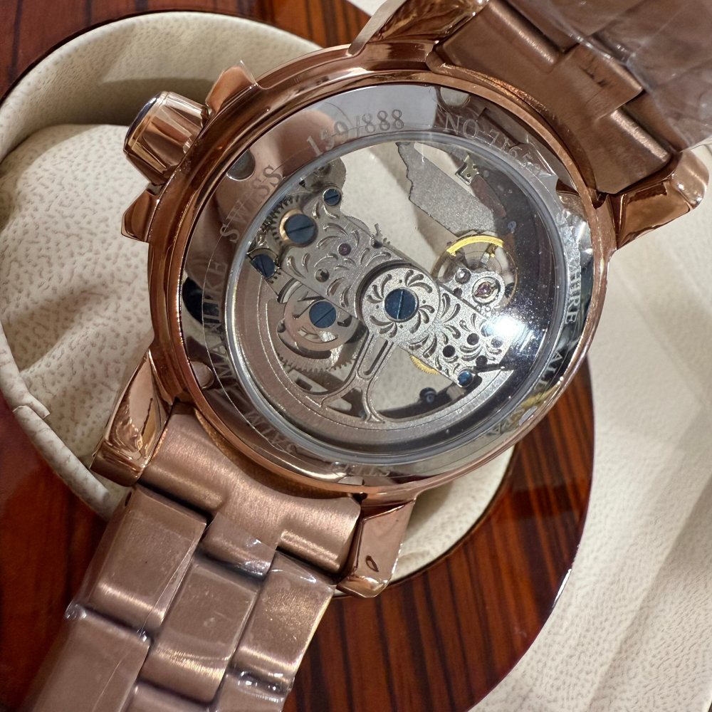 【曼莉萊克｜全新】現貨 MANLIKE 手錶 機械錶 限量888支M71659A 鋼錶｜Little Bee 小蜜蜂精品-細節圖6