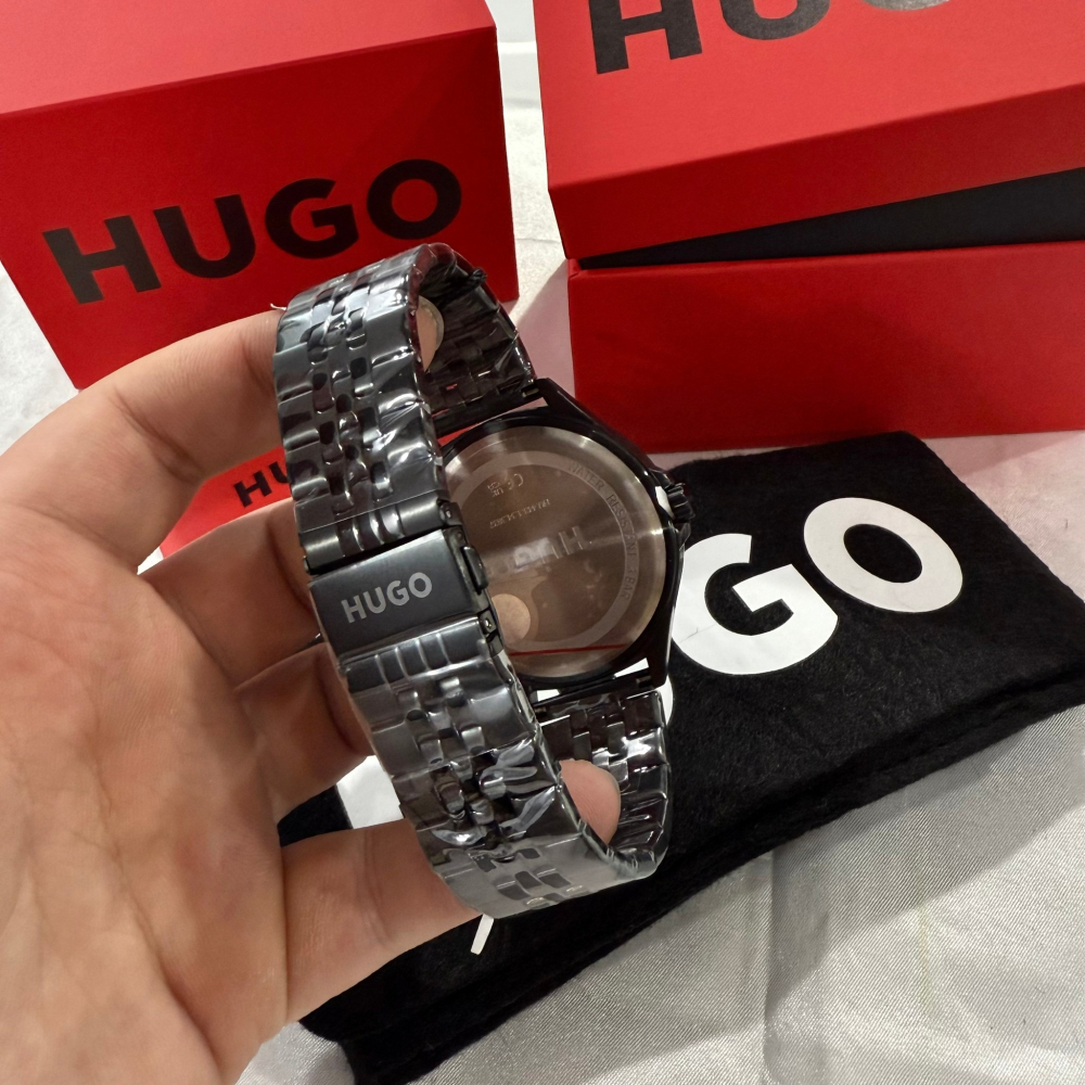 【雨果｜全新】現貨 HUGO 手錶 石英錶 男錶 素面 鋼錶 HUGO BOSS｜Little Bee 小蜜蜂精品-細節圖2