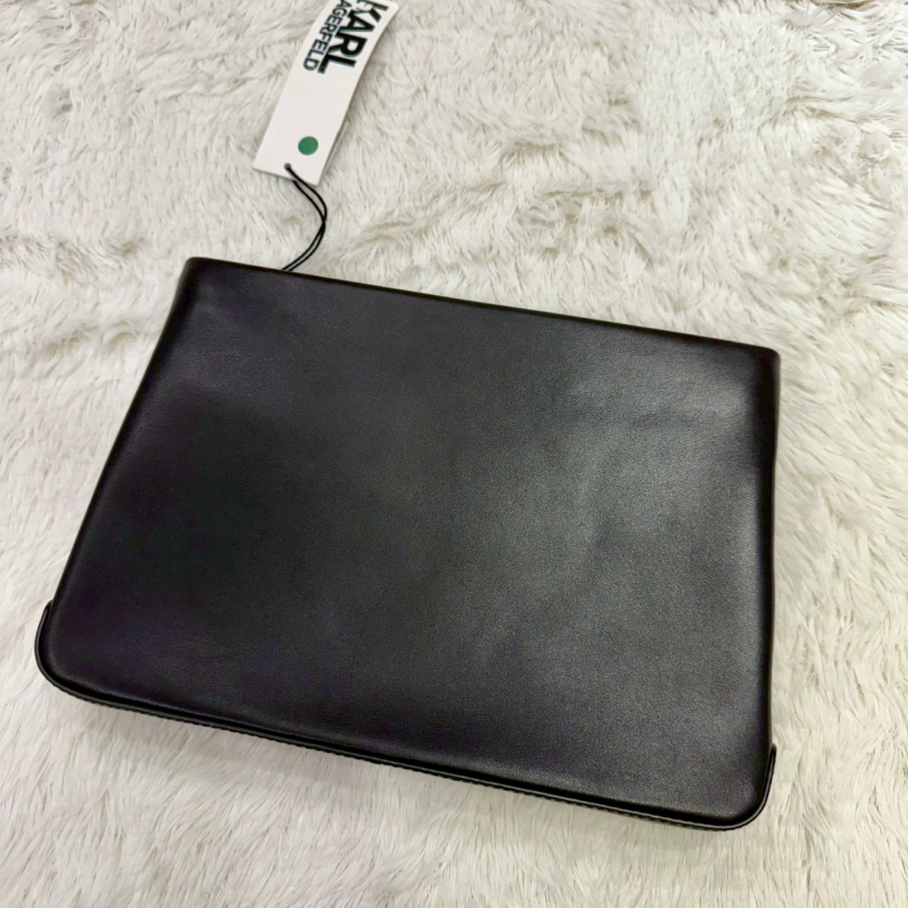 【卡爾｜全新】現貨 KARL LAGERFELD 包包 手拿包 銀標 刺繡 LK｜Little Bee 小蜜蜂精品-細節圖3