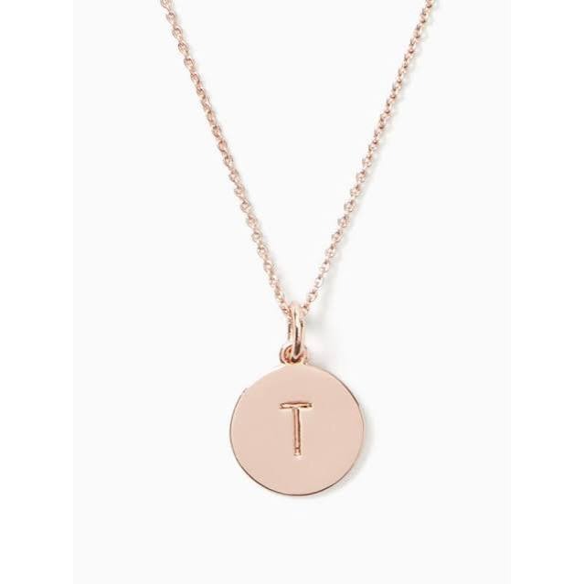 【KS｜全新】現貨 KATE SPADE 項鍊 字母 T 玫瑰金 飾品 送禮推薦｜Little Bee 小蜜蜂精品-細節圖2