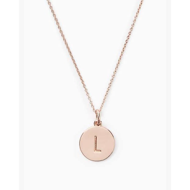 【KS｜全新】現貨 KATE SPADE 項鍊 字母 L 玫瑰金 飾品 送禮推薦｜Little Bee 小蜜蜂精品-細節圖2