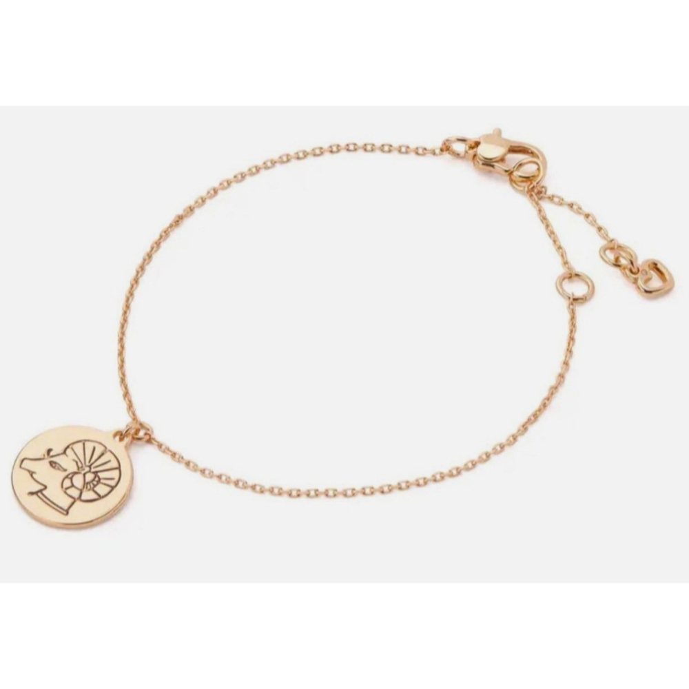 【KS｜全新】現貨 KATE SPADE 手鍊 星座 牡羊座 玫瑰金 飾品 送禮推薦｜Little Bee 小蜜蜂精品-細節圖2