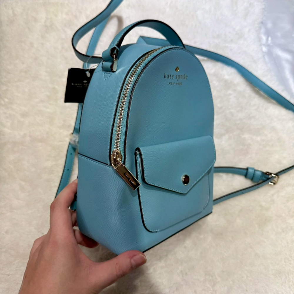 【KS｜全新】庫存先詢問 KATE SPADE 後背包 防刮紋 小標 小號 雙肩包｜Little Bee 小蜜蜂精品-細節圖2