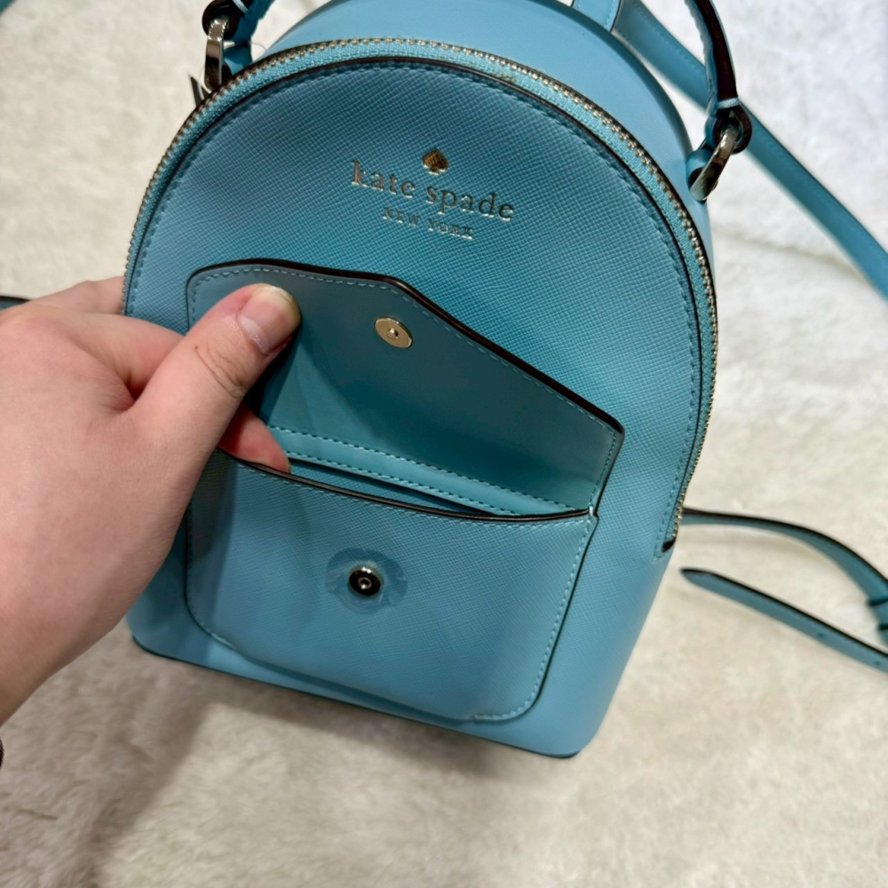 【KS｜全新】庫存先詢問 KATE SPADE 後背包 防刮紋 小標 小號 雙肩包｜Little Bee 小蜜蜂精品-細節圖4
