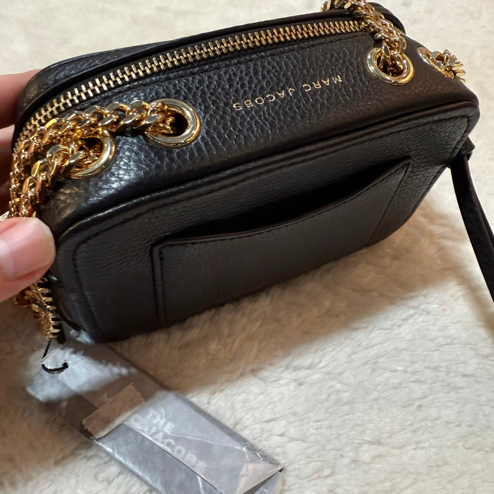 【MJ｜全新】現貨 MARC JACOBS 包包 相機包 專櫃款 荔枝紋 鍊條 斜背包｜Little Bee 小蜜蜂精品-細節圖3