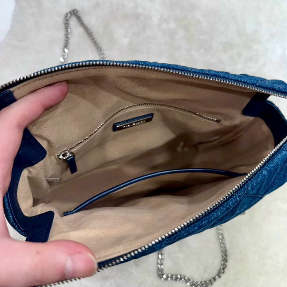 【TB｜全新】庫存先詢問 TORY BURCH 托特包 Willa 牛仔藍 鍊條包｜Little Bee 小蜜蜂精品-細節圖3