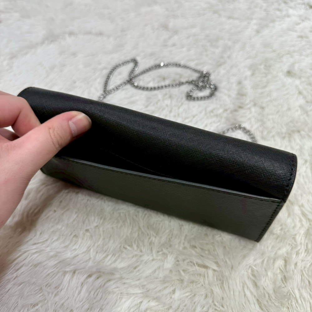 【TB｜全新】現貨 TORY BURCH 包包 WOC包 銀標 防刮紋 鍊條包 斜背包｜Little Bee 小蜜蜂精品-細節圖2