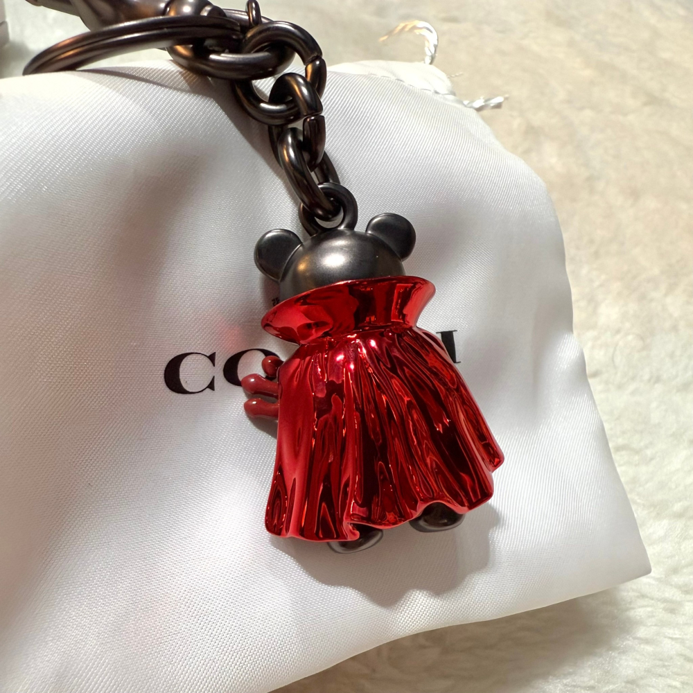 【蔻馳｜全新】庫存先詢問 COACH 吊飾 萬聖節 限定 紅南瓜 惡魔熊 鑰匙圈｜Little Bee 小蜜蜂精品-細節圖3