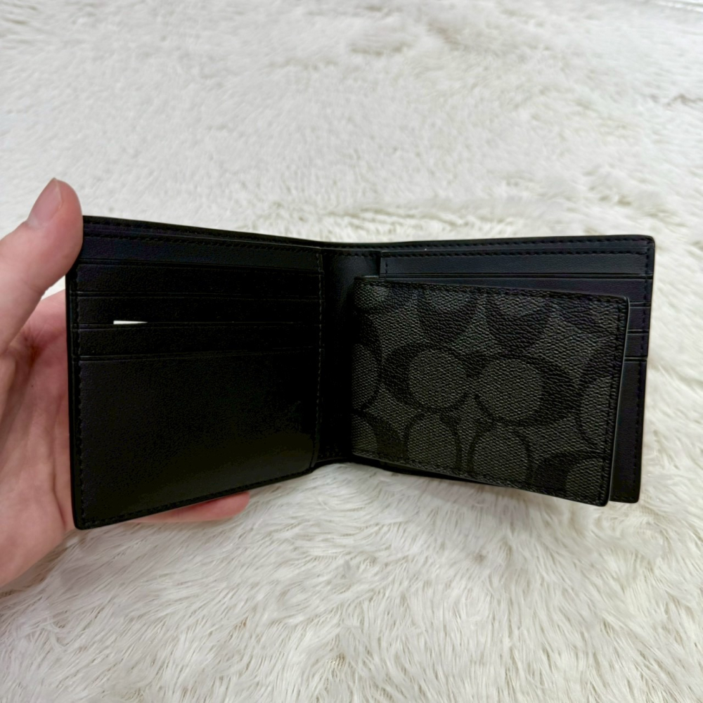 【蔻馳｜全新】現貨 COACH 錢包 短夾 二合一 迪士尼 聯名款 卡片夾 八卡短夾｜Little Bee 小蜜蜂精品-細節圖2