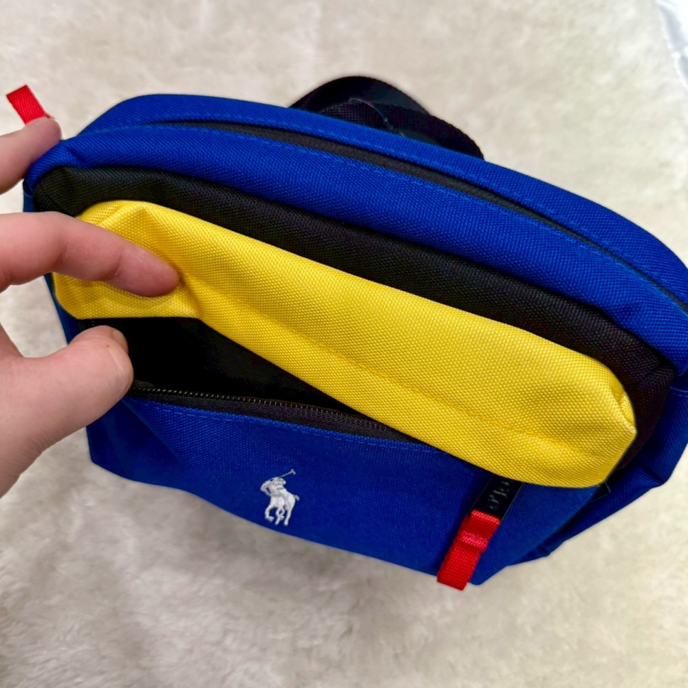 【RL｜全新】現貨 RALPH LAUREN 小馬POLO 包包 胸包 彩虹尼龍 腰包｜Little Bee 小蜜蜂精品-細節圖5