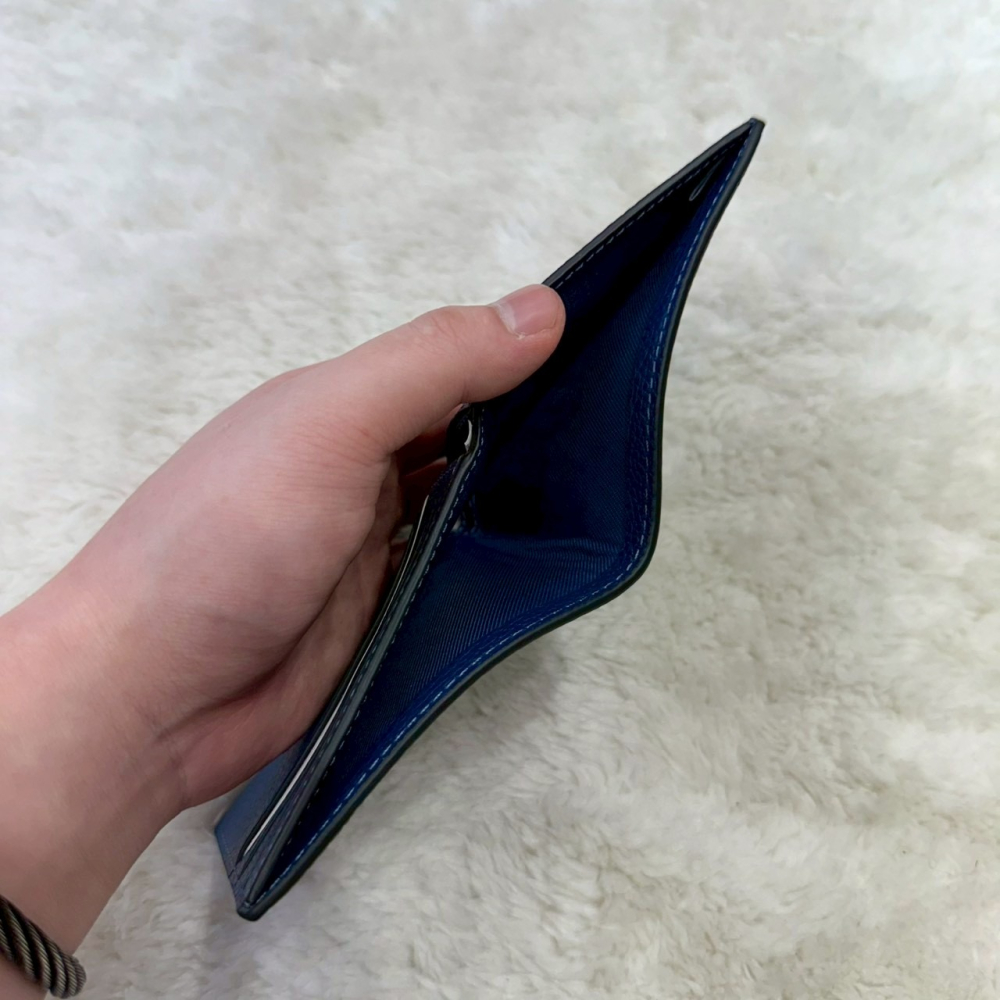 【蔻馳｜全新】現貨 COACH 錢包 短夾 專櫃款 六卡短夾 荔枝紋 浮雕款 送禮推薦｜Little Bee 小蜜蜂精品-細節圖3