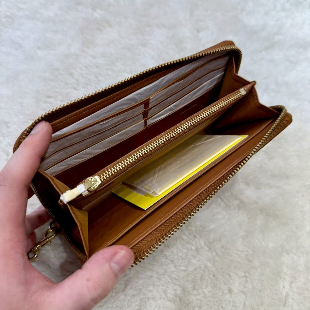 【MJ｜全新】現貨 MARC JACOBS 錢包 長夾 小標 荔枝紋 附手掛 拉鍊長夾｜Little Bee 小蜜蜂精品-細節圖3