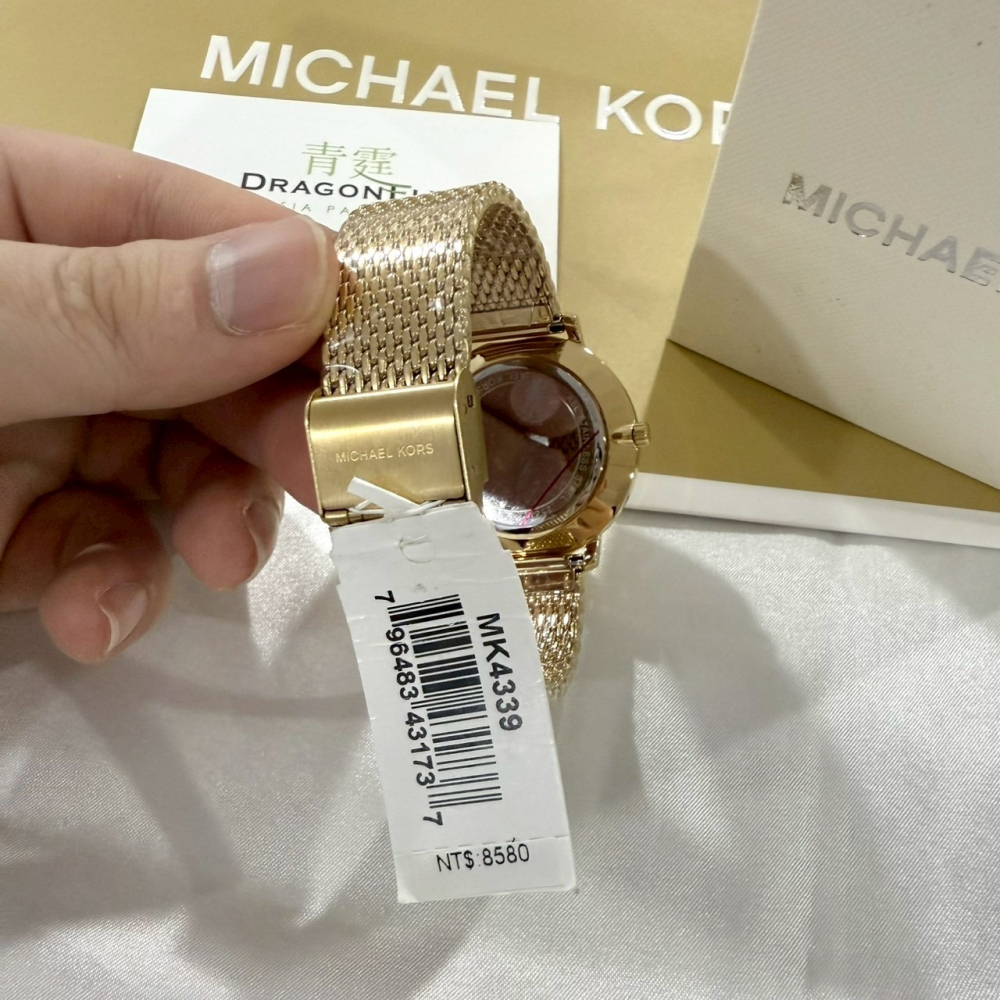 【MK｜全新】現貨 MICHAEL KORS 石英錶 女錶 手錶 專櫃保固 米蘭鋼錶｜Little Bee 小蜜蜂精品-細節圖3