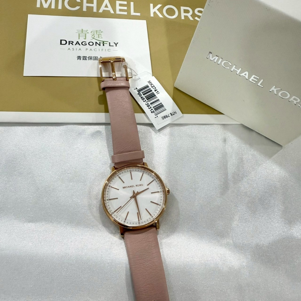 【MK｜全新】現貨 MICHAEL KORS 石英錶 女錶 手錶 專櫃保固 皮錶｜Little Bee 小蜜蜂精品-細節圖2