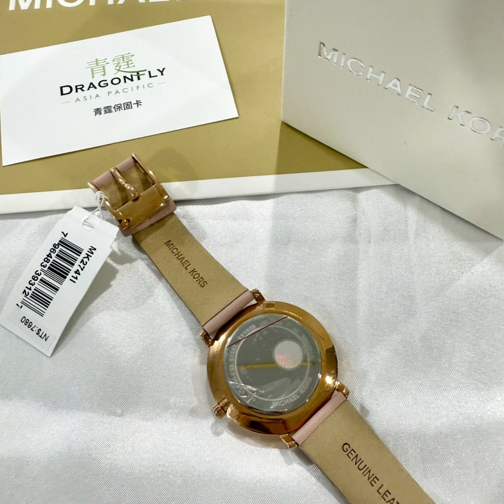 【MK｜全新】現貨 MICHAEL KORS 石英錶 女錶 手錶 專櫃保固 皮錶｜Little Bee 小蜜蜂精品-細節圖3