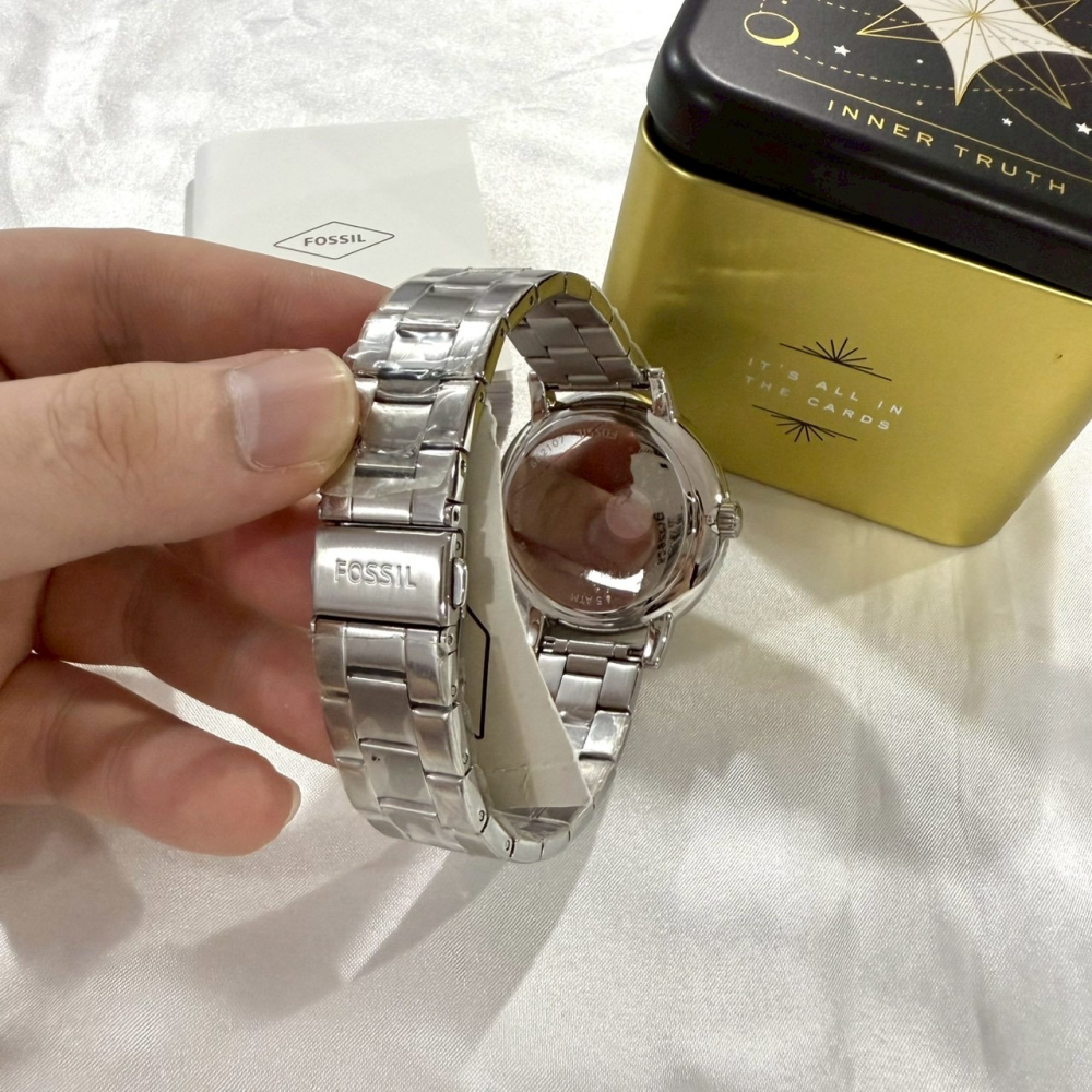 【化石｜全新】現貨 FOSSIL 石英錶 男錶 手錶 真三眼功能 專櫃保固 鋼錶｜Little Bee 小蜜蜂精品-細節圖3