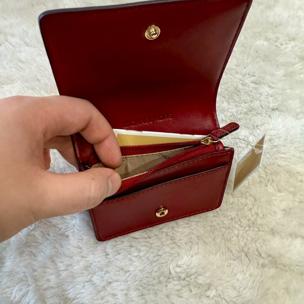 【MK｜全新】現貨 MICHAEL KORS 錢包 零錢包 豬鼻子 2色可選 卡片夾｜Little Bee 小蜜蜂精品-細節圖6