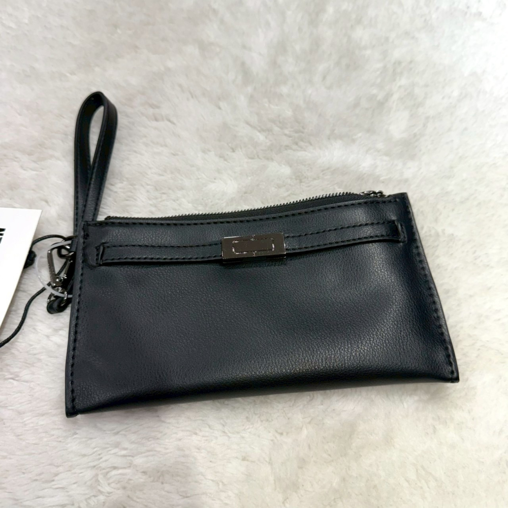 【SM｜全新】現貨 STEVE MADDEN 包包 手拿包 銀標 雙拉鍊 收納包｜Little Bee 小蜜蜂精品-細節圖2