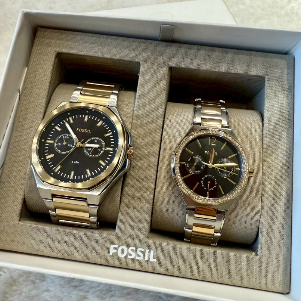 【化石｜全新】現貨 FOSSIL 手錶 石英錶 情侶對錶 鋼錶 送禮推薦 秒殺款｜Little Bee 小蜜蜂精品-細節圖2