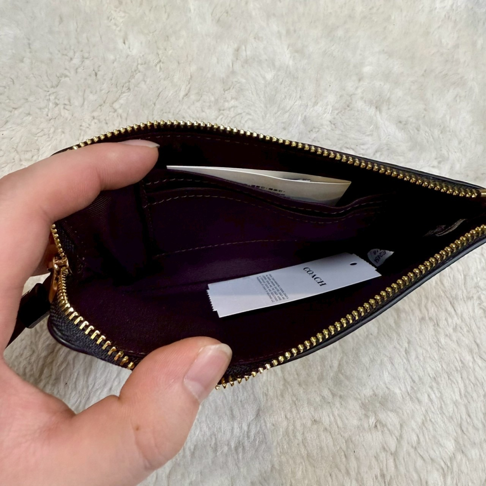 【蔻馳｜全新】現貨 COACH 錢包 手拿包 5色可選 小號 單層 零錢包｜Little Bee 小蜜蜂精品-細節圖8